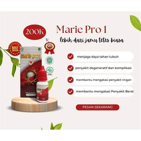 Harga Jamu Tetes Mari Pro