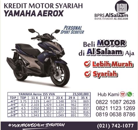 Harga Kredit Yamaha Aerox di Indonesia