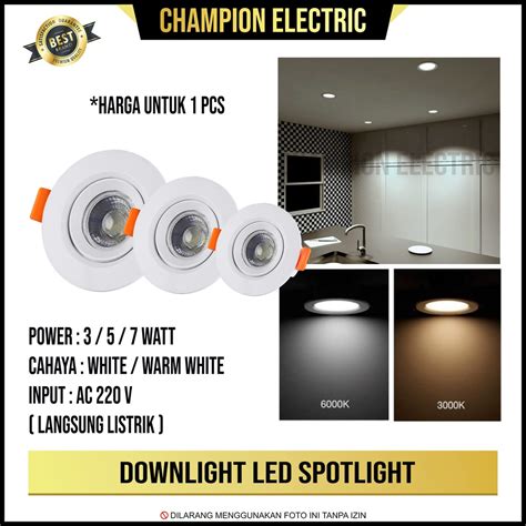 Harga Lampu Downlight LED - Berapa Biayanya?