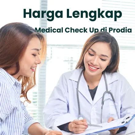 Harga Medical Check Up Prodia
