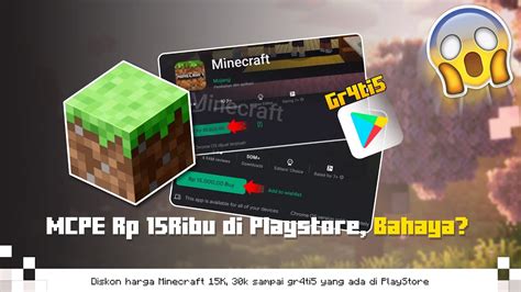 Harga Minecraft di Playstore
