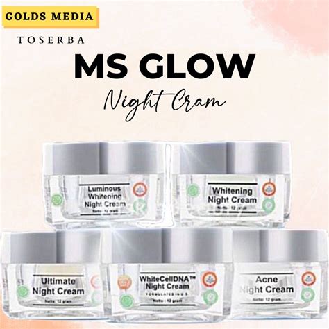 Harga Night Cream MS Glow