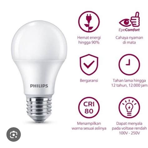 Harga Philips LED 7 Watt