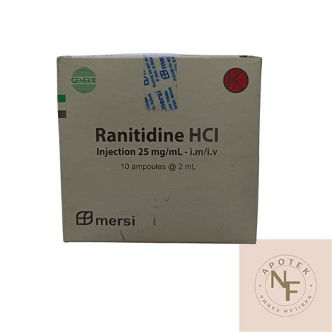 Harga Ranitidine Injeksi