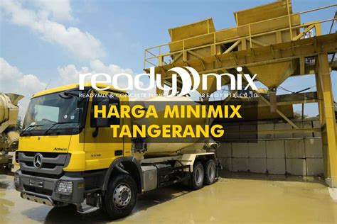 Harga Ready Mix Tangerang
