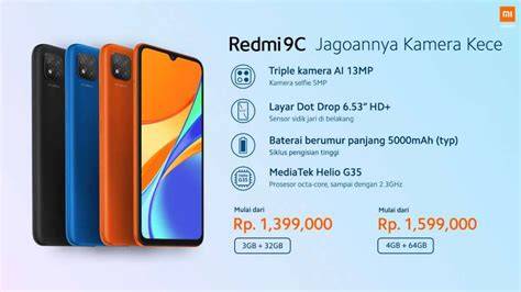 Harga Redmi 9C Sekarang
