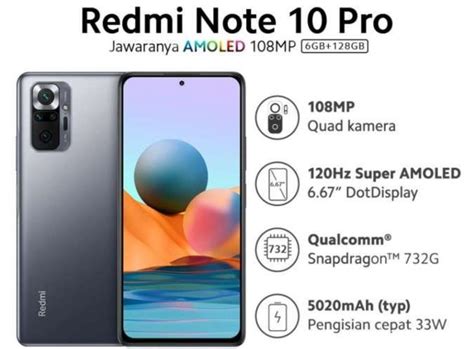 Harga Redmi Note 10 dan Fitur Utamanya