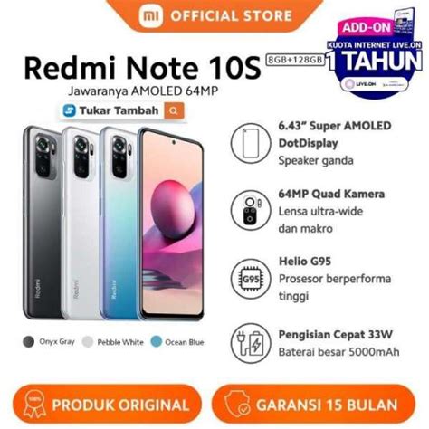 Harga Redmi Note 10s 2022