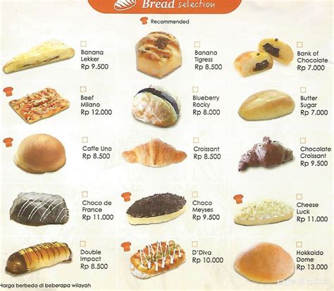 Harga Roti Breadtalk di Indonesia
