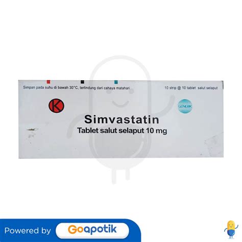 Harga Simvastatin dan Manfaatnya