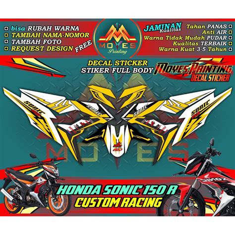 Harga Stiker Full Body Motor
