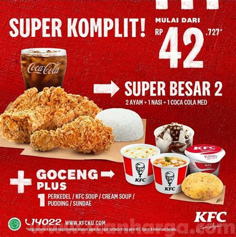 Harga Super Besar 2 KFC