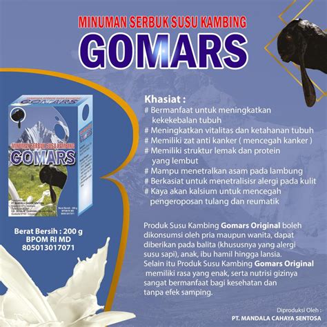 Harga Susu Gomars di Pasaran Indonesia