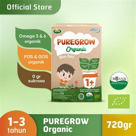 Harga Susu Puregrow Organik 720g