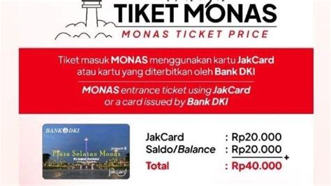 Harga Tiket Masuk Monas