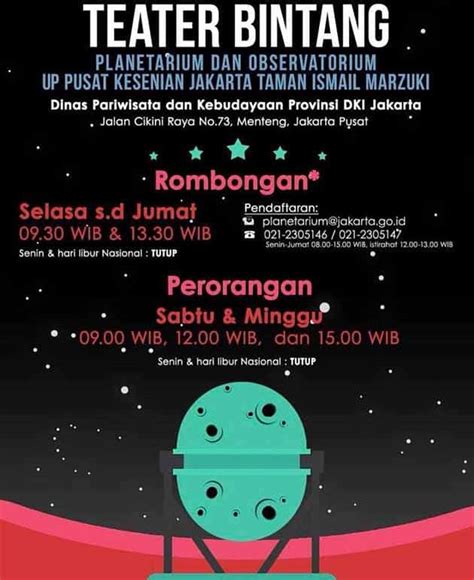 Harga Tiket Planetarium 2022