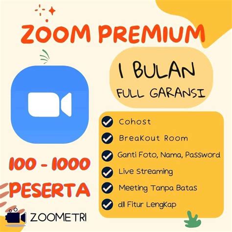 Harga Zoom Pro Per Bulan