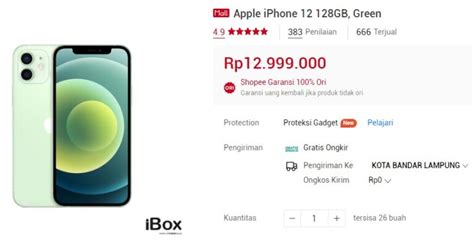 Harga iPhone 12 Pro di iBox