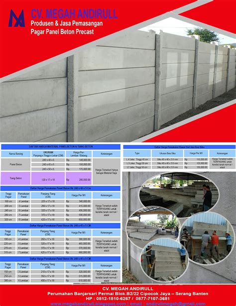Harga pagar panel beton Sentracon Murah dan Berkualitas - Berita Masyarakat