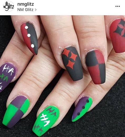 How To Get Harley Quinn Nails Easy In 2023