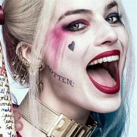 Harley Quin Face Tattoos