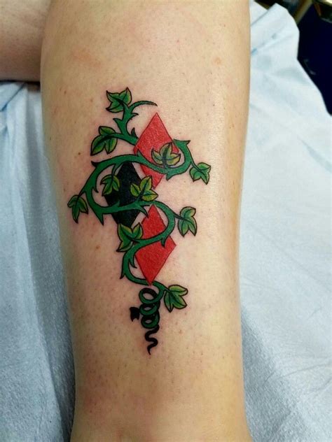 Harley Quinn And Poison Ivy Tattoo