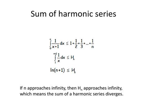 Harmonic Series Calculator
