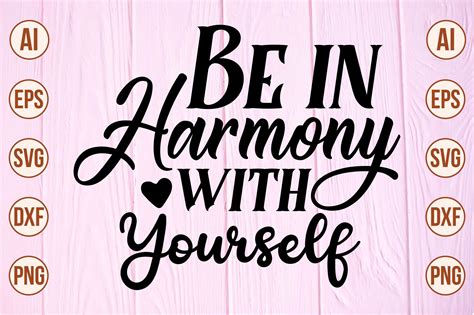 Harmony with Yourself