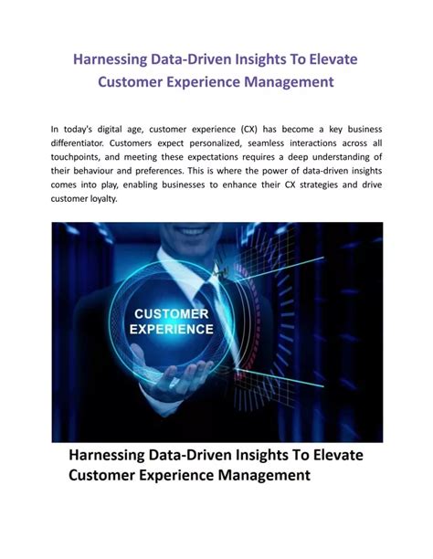 Harnessing Data-Driven Insights