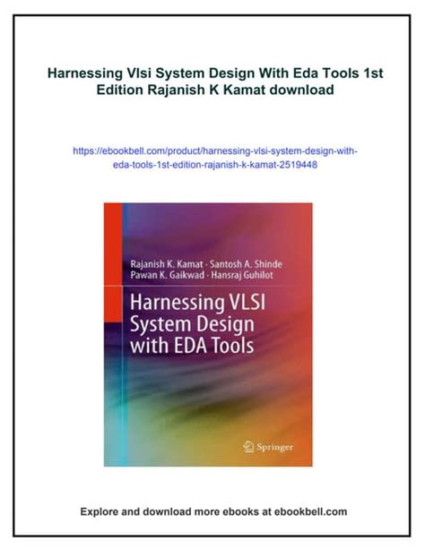 Harnessing VLSI System Design With EDA Tools Highlights