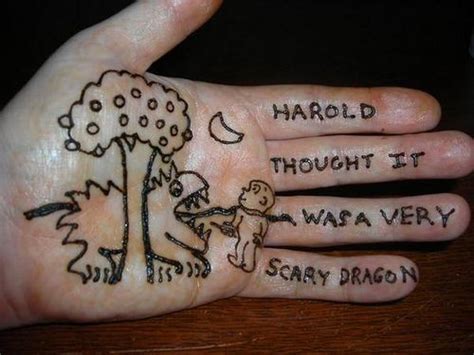 Harold And The Purple Crayon Tattoo