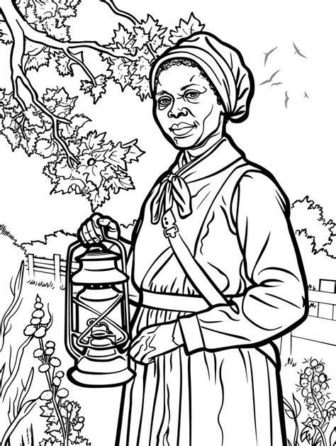 Harriet Tubman Color Page