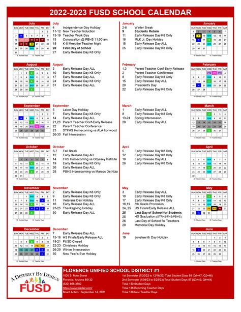 Harrisburg Academy Calendar