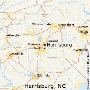 Harrisburg Nc Zip Code Map