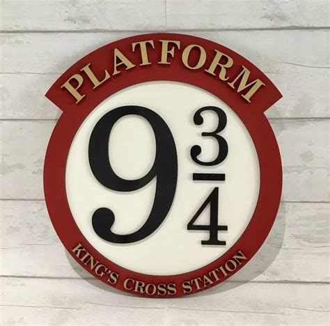 Harry Potter 9 3 4 Sign Printable