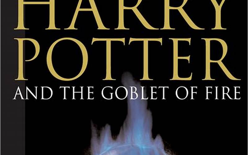 Harry Potter And The Goblet Of Fire Cover