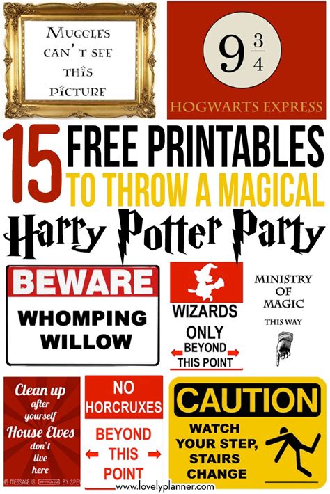 Harry Potter Free Printable Posters