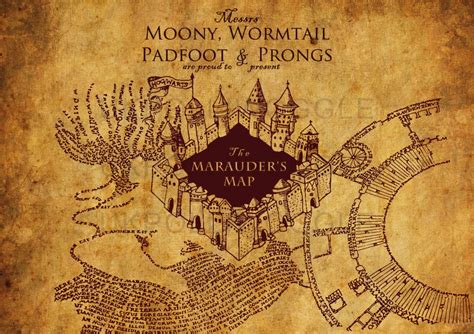 Harry Potter Marauders Map Printable