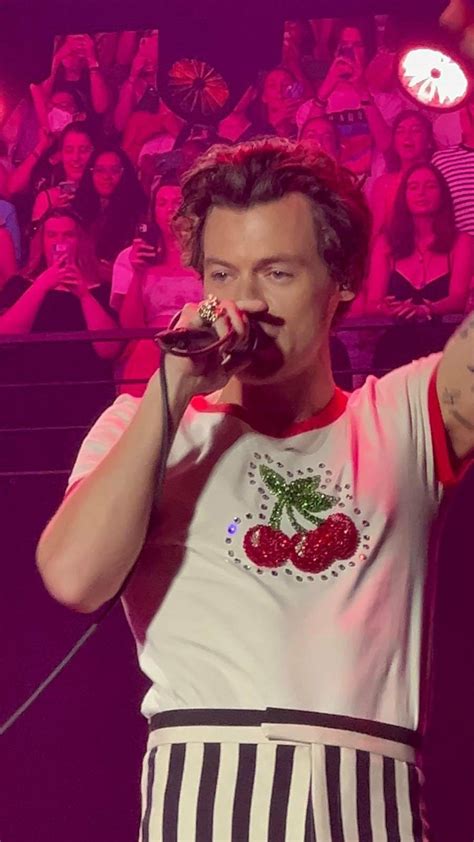 Harry Styles Rocks Iconic Cherry Shirt in Latest Fashion Statement