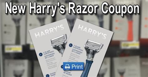 Harry's Razor Printable Coupon