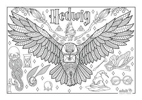 Harry Potter Coloring Pages For Adults