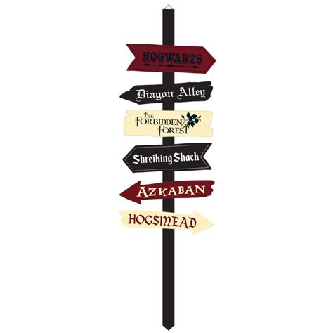 Harry Potter Directional Sign Printable Free