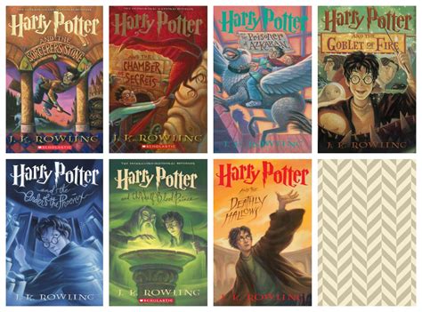 Harry Potter Printable Book Covers