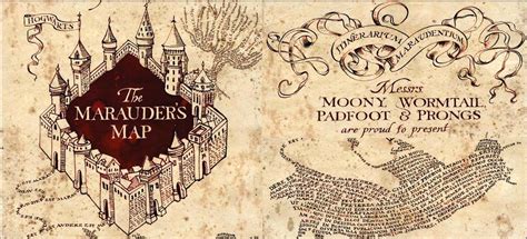 Harry Potter Printable Marauders Map