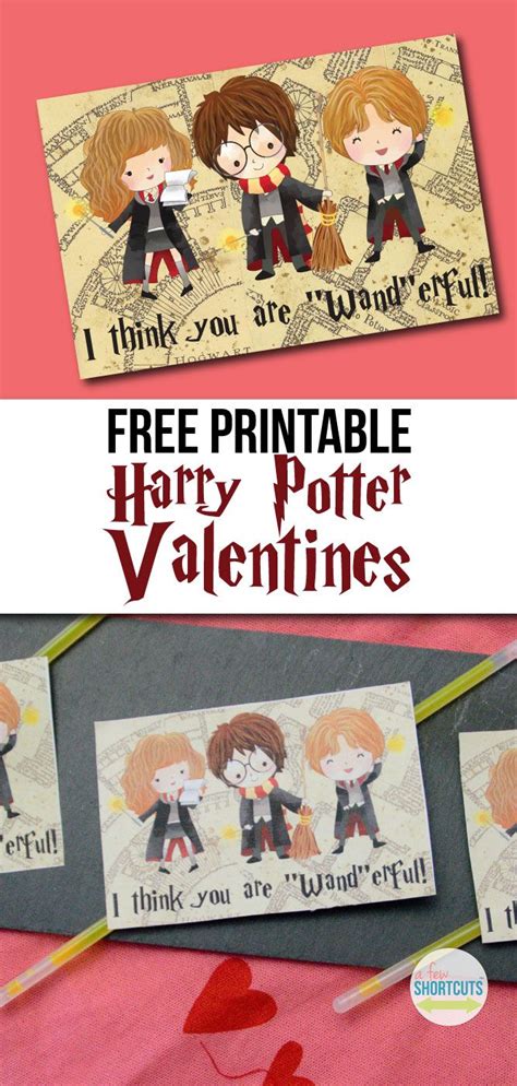Harry Potter Valentines Cards Printable