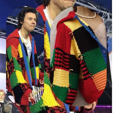 Harry Styles Crochet Cardigan
