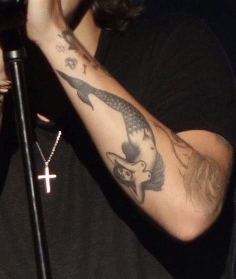 Harry Styles Mermaid Tattoo