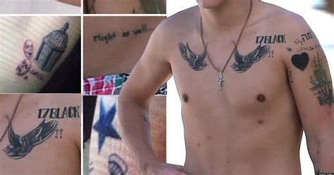 Harry Styles One Direction Tattoos