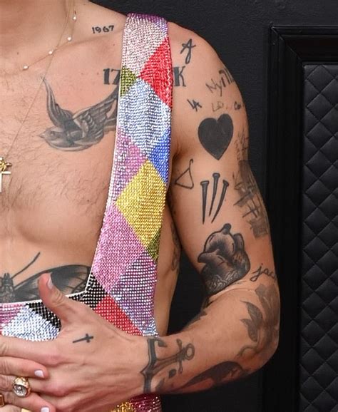 Harry Styles Tattoos Late Late