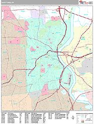 Hartford Connecticut Zip Code Map